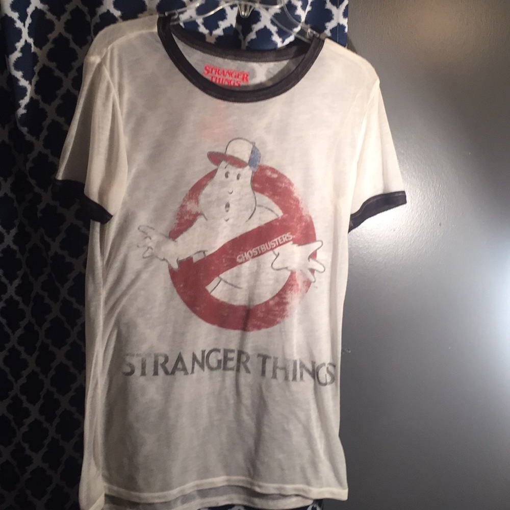 women’s Med. Stranger Things/ Ghostbusters shirt